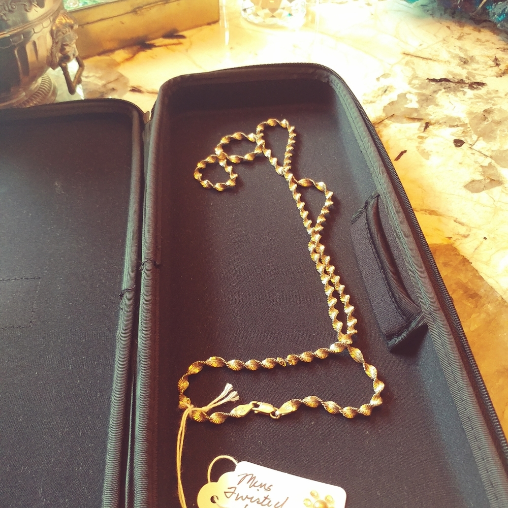 24 inch Twisted Sterling Neclace